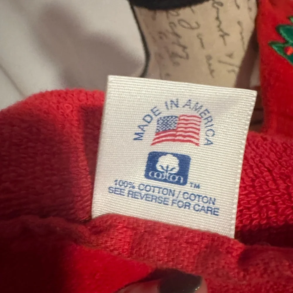 Vintage Christmas hand towels